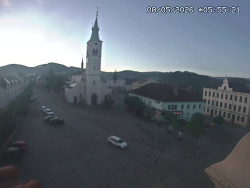 Náměstí, koste sv. Markéty