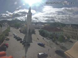 Náměstí, koste sv. Markéty