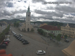 Náměstí, koste sv. Markéty