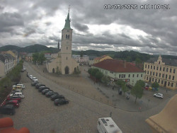 Náměstí, koste sv. Markéty