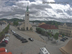 Náměstí, koste sv. Markéty