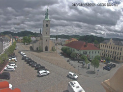 Náměstí, koste sv. Markéty