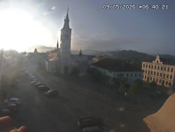 Náměstí, koste sv. Markéty