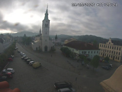 Náměstí, koste sv. Markéty