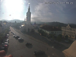 Náměstí, koste sv. Markéty