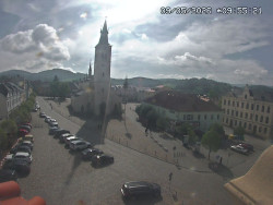 Náměstí, koste sv. Markéty