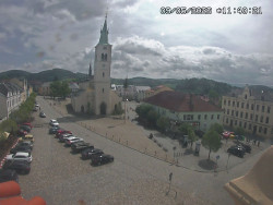 Náměstí, koste sv. Markéty
