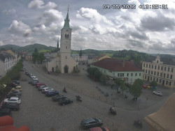 Náměstí, koste sv. Markéty