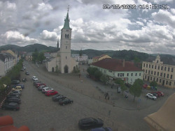 Náměstí, koste sv. Markéty
