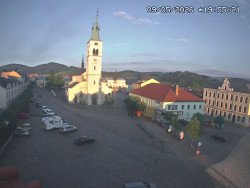 Náměstí, koste sv. Markéty