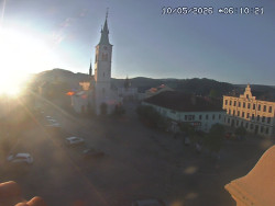 Náměstí, koste sv. Markéty