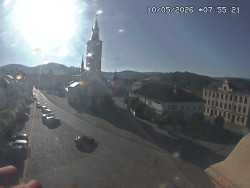 Náměstí, koste sv. Markéty