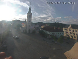 Náměstí, koste sv. Markéty