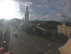 Náměstí, koste sv. Markéty