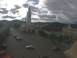 Náměstí, koste sv. Markéty