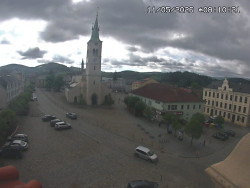Náměstí, koste sv. Markéty