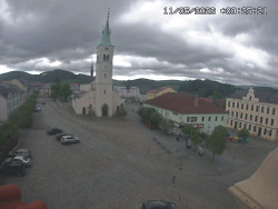 Náměstí, koste sv. Markéty