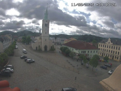 Náměstí, koste sv. Markéty