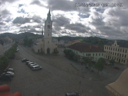 Náměstí, koste sv. Markéty