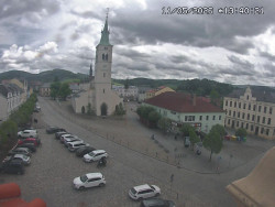 Náměstí, koste sv. Markéty