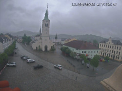 Náměstí, koste sv. Markéty