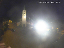 Náměstí, koste sv. Markéty