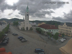 Náměstí, koste sv. Markéty