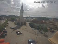 Náměstí, koste sv. Markéty