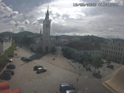 Náměstí, koste sv. Markéty