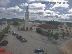 Náměstí, koste sv. Markéty