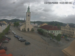 Náměstí, koste sv. Markéty