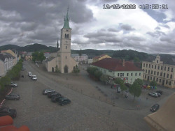 Náměstí, koste sv. Markéty