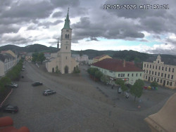 Náměstí, koste sv. Markéty