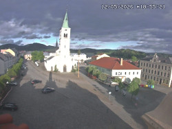 Náměstí, koste sv. Markéty