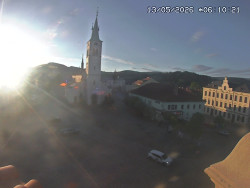 Náměstí, koste sv. Markéty