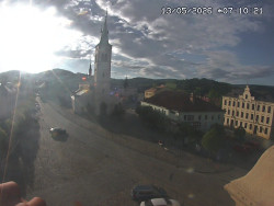 Náměstí, koste sv. Markéty