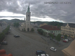 Náměstí, koste sv. Markéty