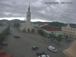 Náměstí, koste sv. Markéty