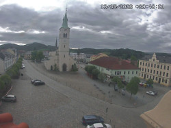 Náměstí, koste sv. Markéty