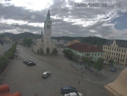 Náměstí, koste sv. Markéty