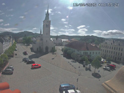 Náměstí, koste sv. Markéty