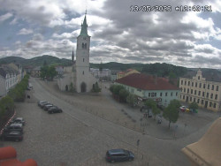 Náměstí, koste sv. Markéty