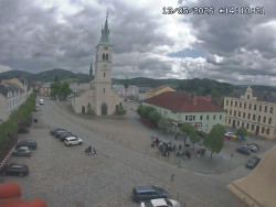 Náměstí, koste sv. Markéty
