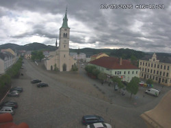 Náměstí, koste sv. Markéty