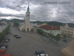 Náměstí, koste sv. Markéty