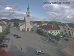 Náměstí, koste sv. Markéty