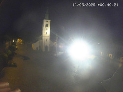 Náměstí, koste sv. Markéty