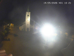 Náměstí, koste sv. Markéty
