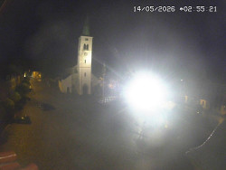 Náměstí, koste sv. Markéty
