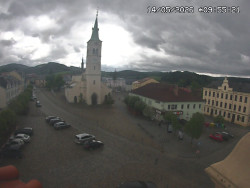 Náměstí, koste sv. Markéty